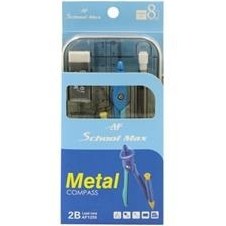 تصویر ست پرگار اسکول مکس مدل 1255 