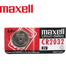 تصویر باتری سکه ای مکسل مدل CR2032 یک عدد Maxel Japanese coin battery code 2032