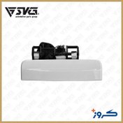 تصویر دستگیره بیرونی درب عقب راست سمند سورن سفید کروز 