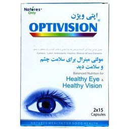 تصویر کپسول اپتی ویژن نیچرز اونلی کیش مدیفارم 30 عدد Natures Only Optivision