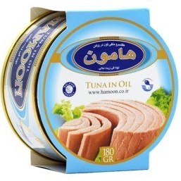 تصویر تن ماهی 180 گرم کاوردار هامون 