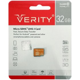 تصویر رم micro SD وریتی مدل SDHC ظرفیت 32 گیگابایت 