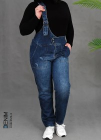 تصویر سرهمی دخترانه بیلر جین سایز بزرگ 