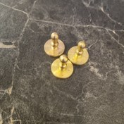 تصویر مهر برنجی خام دایره 