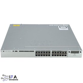 تصویر سوئیچ سیسکو مدل WS-C3850-24T-S استوک Cisco WS-C3850-24T-S 24Port Switch Stock