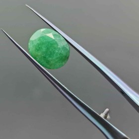 تصویر زمرد بیضی کد 37277 