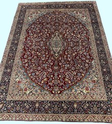 تصویر فرش دستباف 12متری تمام پشم آنتیک کرمان تمام پشم رنگ طبیعی کد0300017 Handmade 12m full wool antique carpet,Kermanian desgin,Organic color,code0300017