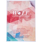 تصویر کاغذ گلاسه چسبدار ولف سایز A4 ۱۳۵ گرم براق 