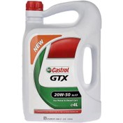 تصویر روغن موتور کاسترول GTX 20W50 SL 4L CASTROL ENGINE OIL 20W50 SL 4L