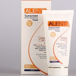 تصویر ضد آفتاب SPF40 آلینتو بژ 