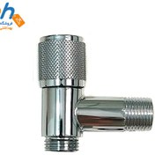 تصویر شیر پیسوار عمودی استیل - سایز 1/2 