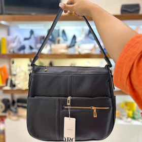 تصویر کیف زنانه مشکی بزرگ دانشجویی اداری کد ۷۲ 