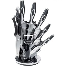 تصویر سرویس کارد آشپزخانه استیل بلر کد 333 (9 پارچه) Beller Steel Kitchen-Knife-Set FG-333 9 Pcs