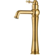 تصویر شیر روشویی پایه بلند کاویان دلسا - طلا مات 