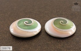 تصویر نگین صدف چشم شیوا کد 28878 