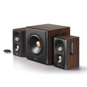 تصویر اسپیکر رومیزی ادیفایر مدل S360DB WOODEN EDIFIER Hi-Res Audio with wireless subwoofer