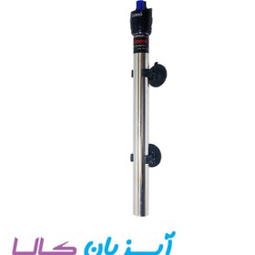 تصویر بخاری آکواریوم استیل 304 سوبو مدل 100 وات (سری جدید) SOBO steel heater 100w