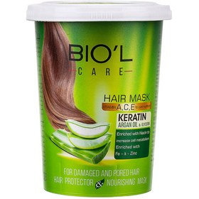 تصویر ماسک مو تغذیه کننده و آبرسان بیول حاوی عصاره طالبی 500 میل Biol Hair Mask Nourishing and Hydrating Cantaloupe Extract 500ml