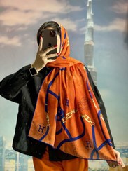 تصویر شال حریرHermés 
