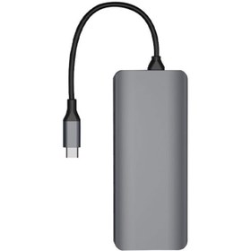 تصویر هاب تایپ سی 12 پورت فلزی ویوو WiWU Alpha 12 in 1 Usb Type C Hub 