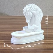 تصویر قالب سیلیکونی جای عود آبشاری طرح اسب 