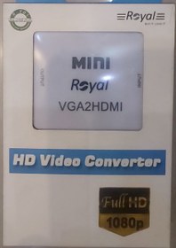 تصویر کابل VGA TO HDMI برندMini Royal 