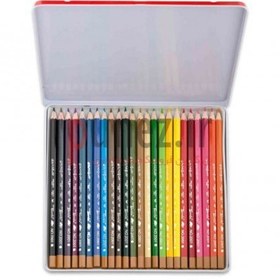 تصویر مداد رنگی 24 رنگ توت فرنگی کوچولو استایلیش-نوشت افزار-پارس مداد 