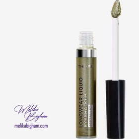 تصویر سایه مایع چشم |45359 Longwear Liquid Eyeshadow Metallic | smokey Green - THE ONE دوان سبز دودی 