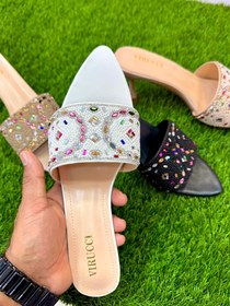 تصویر دمپایی مجلسی خارجی نگینی 