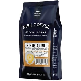 تصویر دانه قهوه نیش اتیوپی لیمو Nish Ethiopia Limu Coffee