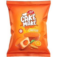 تصویر کیک میک مزمز کیک شیفون ساده با کرم پرتقالی وزن ۵۲ گرم 