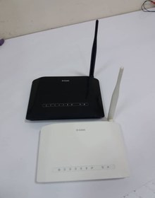 تصویر مودم استوک کارکرده وای فای دی لینک مدل D-LINK DSL-2730U ADSL2+ WiFi 