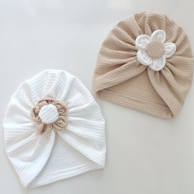 تصویر توربان بچگانه گل دار 