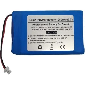 تصویر باتری لیتیوم یونی جی پی اس 1250mAh 3.7v (اصلی) 