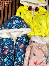 تصویر کاپشن بچه گانه طرح مختلف 