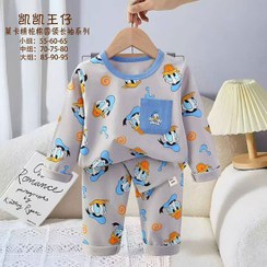 تصویر بلوز شلوار راحتی طرح دانلد داک 