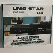 تصویر گیرنده فورکی یونیک استار مدل A260 ریموت کنترل لرنینگ 