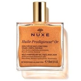 تصویر روغن خشک چندمنظوره طلایی HUILE PRODIGIEUSE OR 50 میلی لیتر نوکس Nuxe 