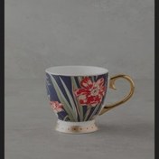 تصویر ماگ فنجان، انگلیش هوم، رنگ سورمه ای گلدار،مدل ENGLISH HOME ASTRION 460 ML 