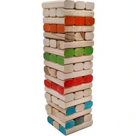 تصویر جنگا 54 قطعه رنگی 