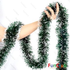 تصویر ریسه نخ زری دم روباهی سبز نوک برفی (2 متری) 