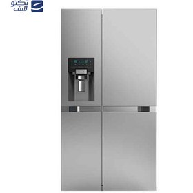 تصویر یخچال فریزر ساید بای ساید دوو مدل SXi20-20 ظرفیت ۳۲ فوت با بار خانگی و یخساز اتوماتیک 