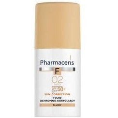 تصویر Pharmaceris پایه‌ی مایع مصحح محافظ SPF 50+ رنگ شن 02 