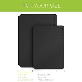 خرید و قیمت ROCKETBOOK PRO 2.0 Reusable Digital Notebook - Smart Notepad A4  Black, Wirebound Note Book To Do List Pad, Dotted and Lined Paper with  Frixion Erasable Pen and Wipe, Office