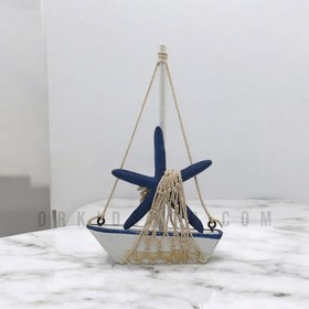 تصویر ماکت قایق چوبی 