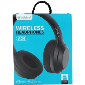 تصویر هدفون بلوتوثی سلبریت مدل Celebrat A24 Celebrat A24 Wireless Bluetooth Headphone