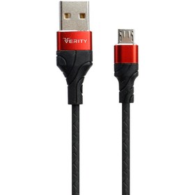 تصویر کابل تبدیل 1 متر USB به MicroUSB وریتی مدل VERITY CB3133A VERITY CB3133A USB to MicroUSB 1M Fast Charge Cable