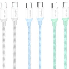 تصویر کابل USB-C بروفون مدل BX68 100W طول 1 متر Borofone BX68 Type-C To Type-C Cable 1m