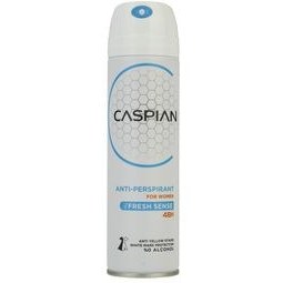 تصویر اسپری ضد تعریق زنانه مدل Fresh Sense حجم 150 میلی لیتر کاسپین Caspian Fresh Sense Deodorant Spray For woman 150ml