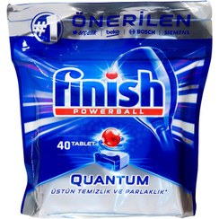 تصویر قرص ماشین ظرفشویی فینیش مدل Quantum بسته 40 عددی Finish Quantum Dishwasher Pack Of 40 Tablets